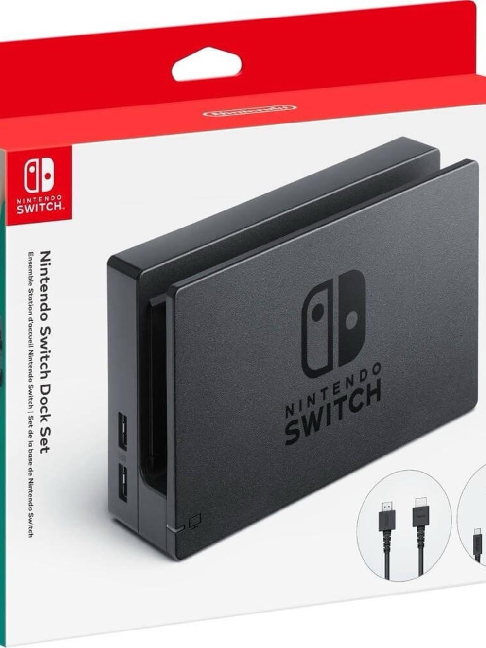 Nintendo Switch Dock Set - Black and Gray